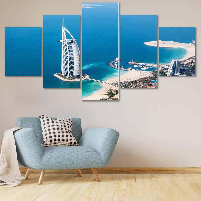 Tableau en 5 parties de Dubaï 