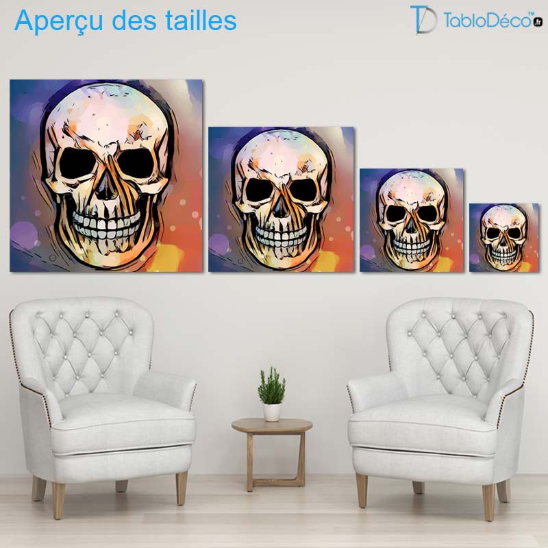 Cadre déco Tête de Mort