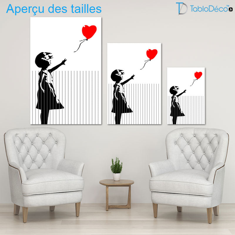 Tableau Banksy "Love is in the Bin"