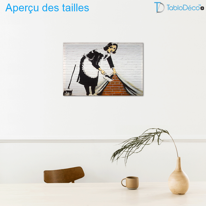 Tableau Banksy "Maid”