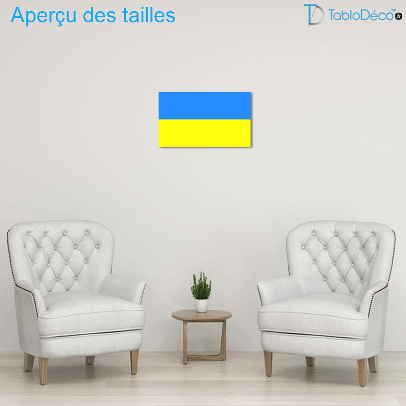 Tableau Drapeau Ukrainien