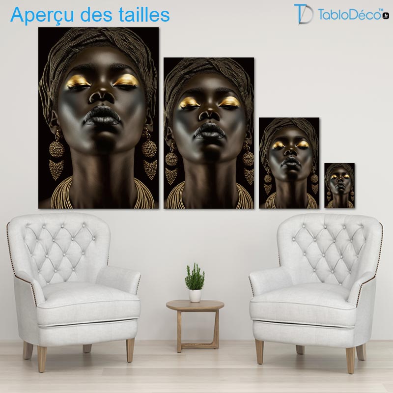 Tableau Femme Africaine Moderne