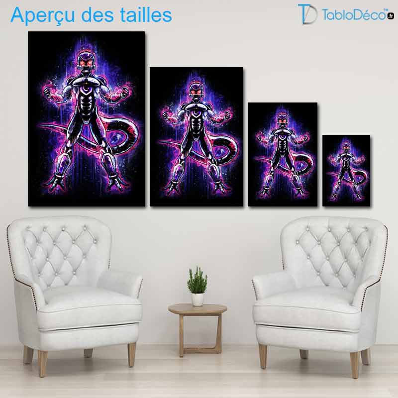 Aperçu des tailles du Tableau Freezer