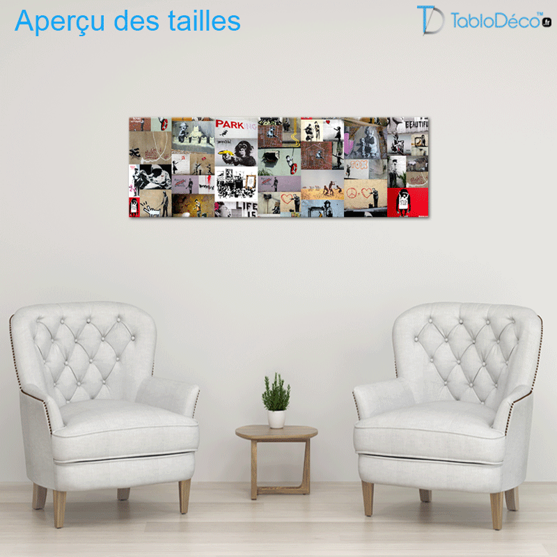 Tableau Panoramique Banksy