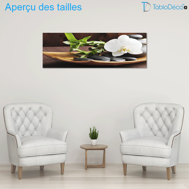 Tableau Panoramique Jardin Zen