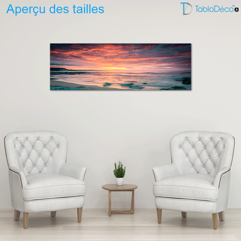 Tableau Panoramique Paysage Marin