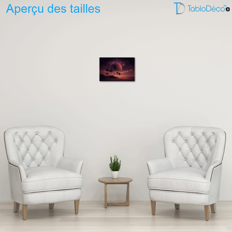 Tableau Plage Galactique