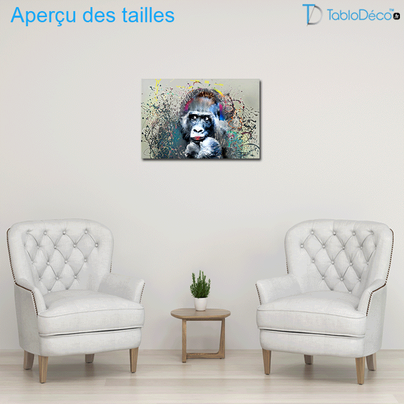 Tableau Street Art Singe