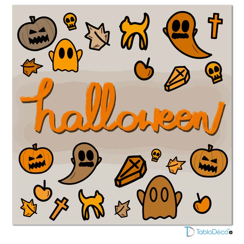 Cadre décoratif pour Halloween - TabloDéco.fr