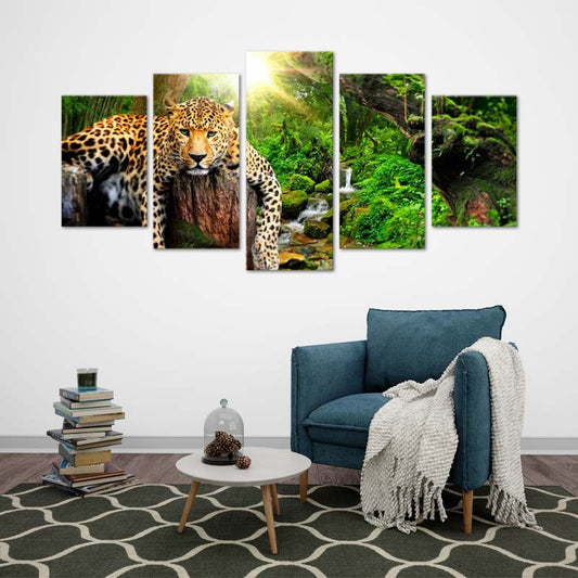Tableau Déco avec un Léopard