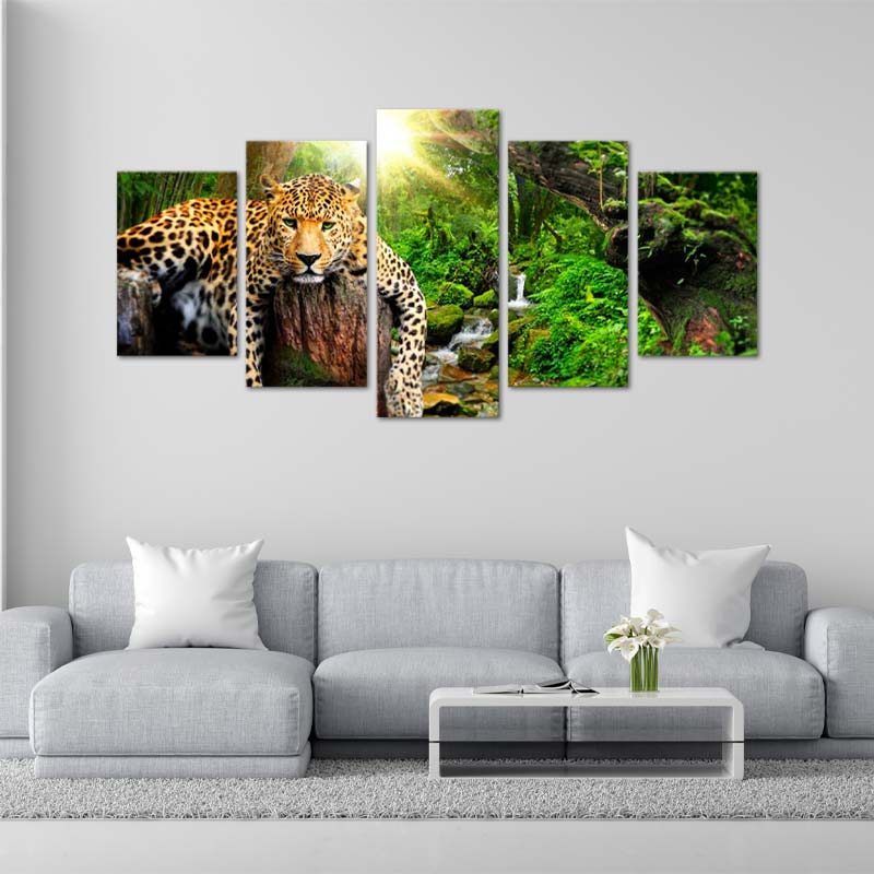 Tableau Déco avec un Léopard