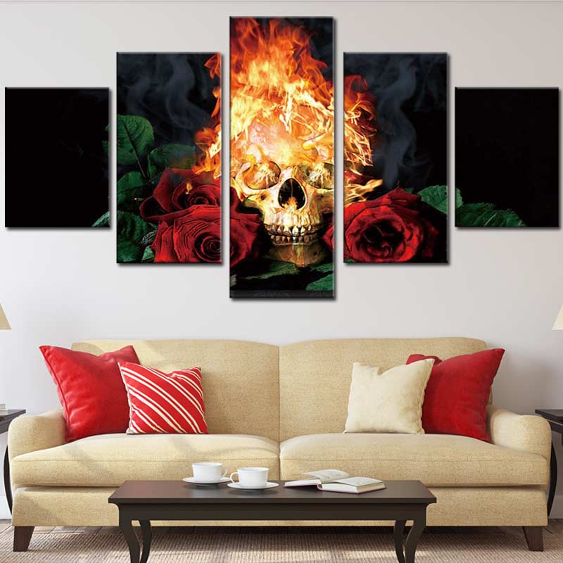 Déco Tête de Mort Géante