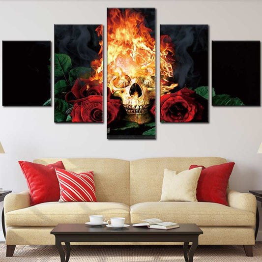 Déco Tête de Mort Géante