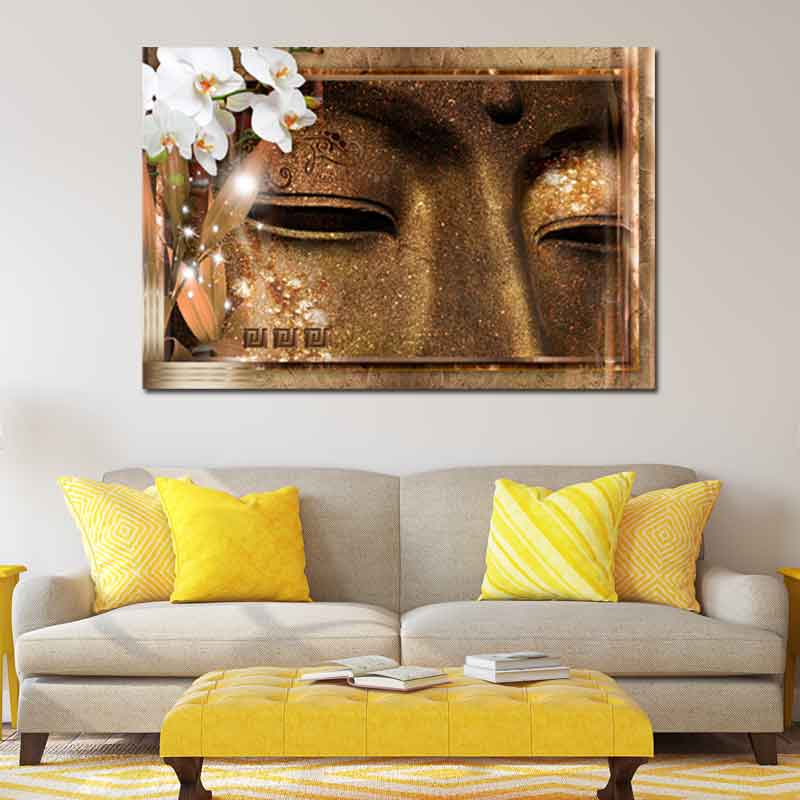 Grand Cadre Bouddha - TabloDéco.fr