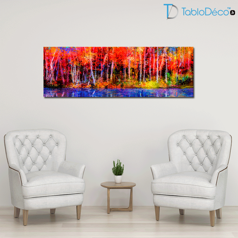 Guide des tailles du Tableau Arbre Multicolore