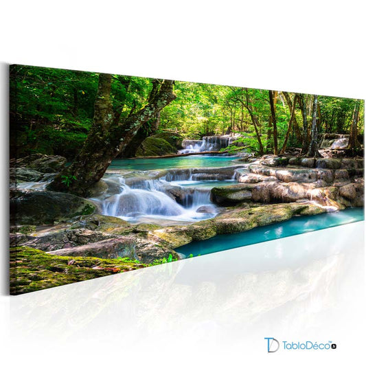 Acheter une Impression d'une Photo Panoramique avec une Rivière - TabloDéco.fr