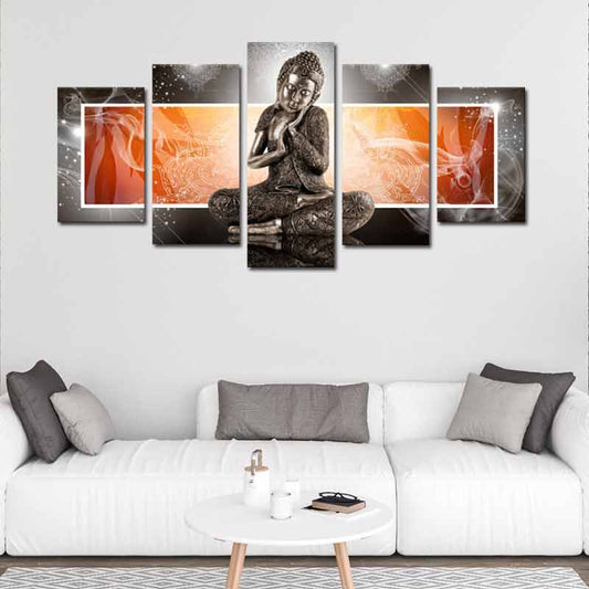 Impression sur Toile Murale Bouddha - TabloDéco.fr