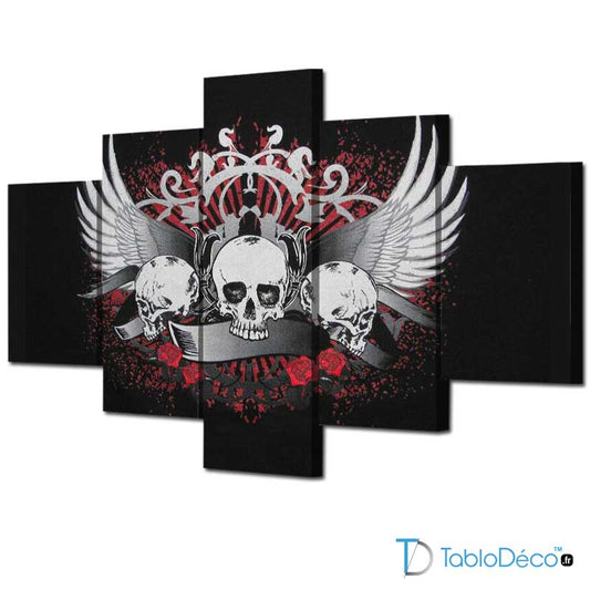 Toile imprimée Déco Tête de Mort