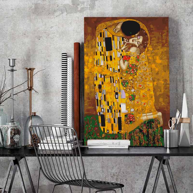 Kit de Peinture par numéros du Baiser de Klimt