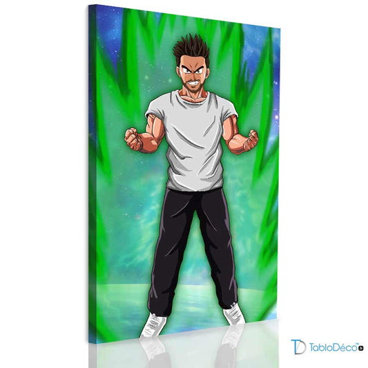 Tableau Portrait Dragon Ball Z Personnalisé