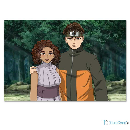 Portrait Naruto personnalisé