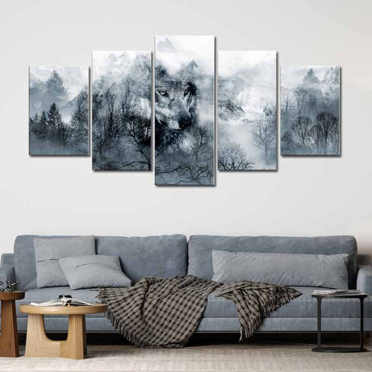 Tableau 5 parties Loup