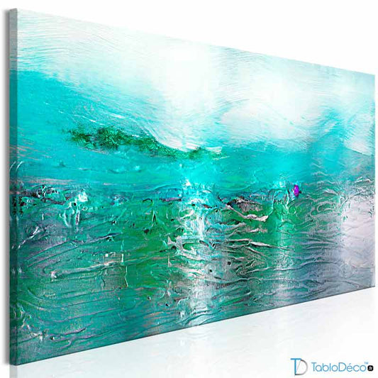 Tableau Abstrait Bleu Vert