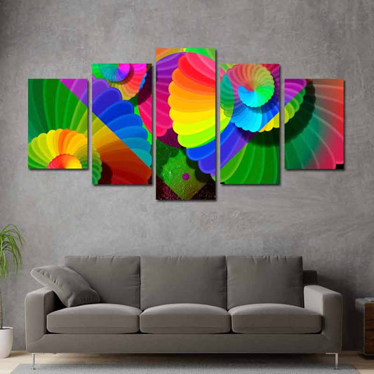 Tableau Abstrait Couleur Vive