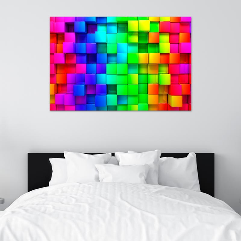 Tableau de décoration murale Abstrait Moderne Multicolore - TabloDéco.fr