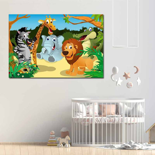 Tableau sur toile Animaux Rigolo
