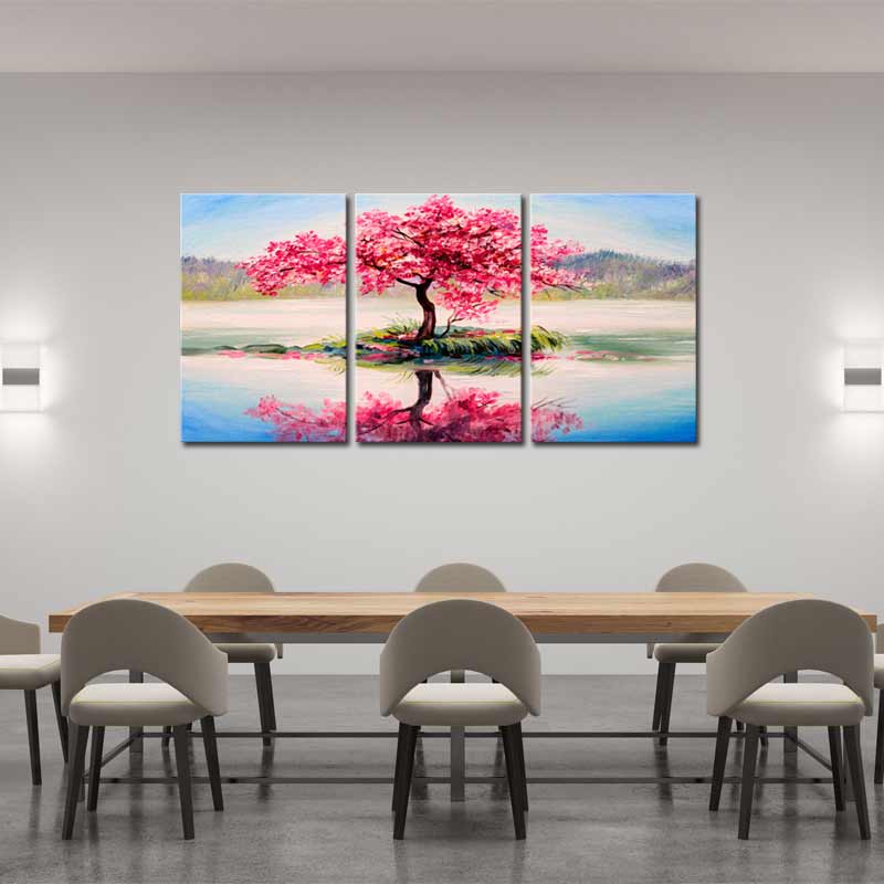 Tableau Décoratif Arbre Cerisier Japonais