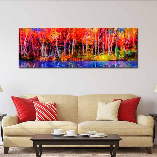 Acheter un Tableau d'Arbres Multicolore
