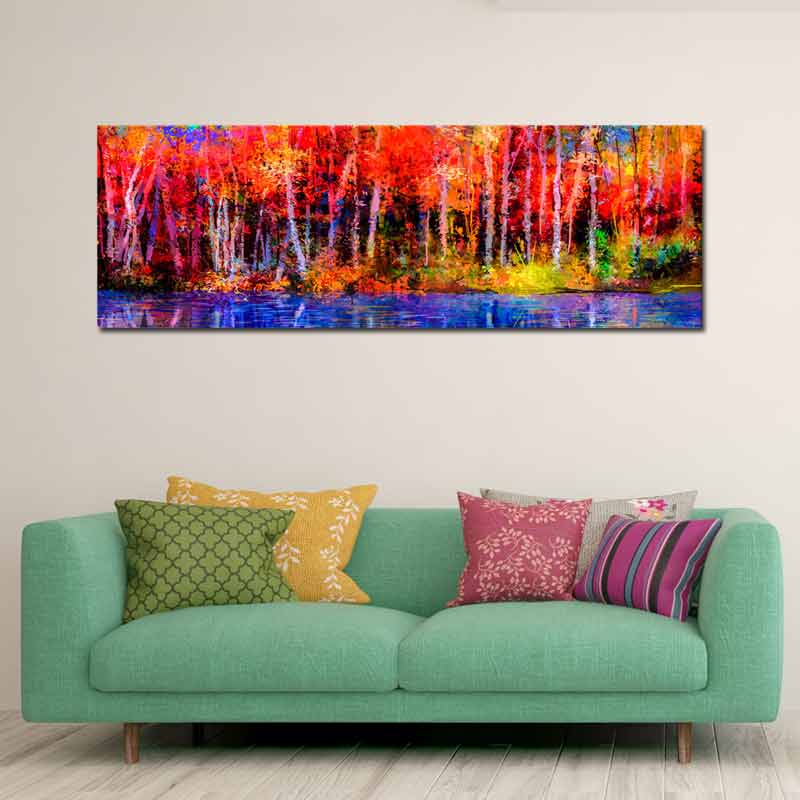 Tableau Arbre Multicolore
