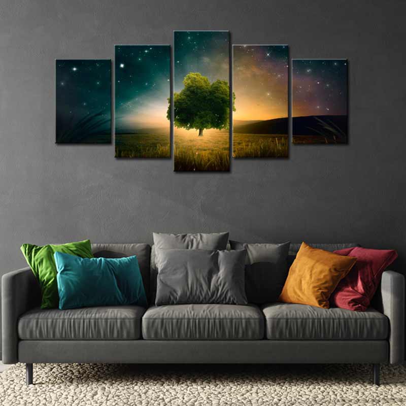 Tableau Arbre Nuit