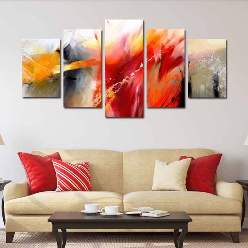 Tableau sur toile imprimée Art Abstrait Coloré