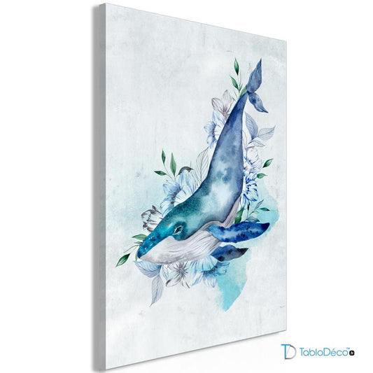 Tableau avec Baleine - TabloDéco.fr