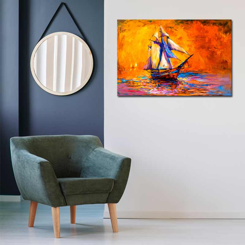 Acheter un Tableau avec un Bateau
