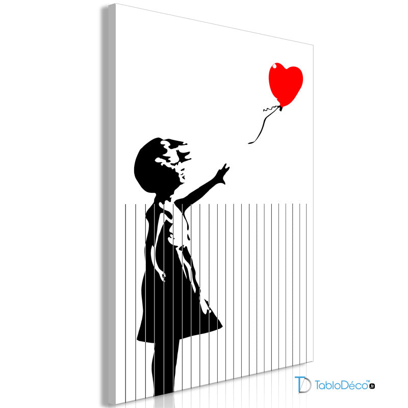 Acheter de la reproduction sur toile Autodétruite de Banksy - TabloDéco.fr