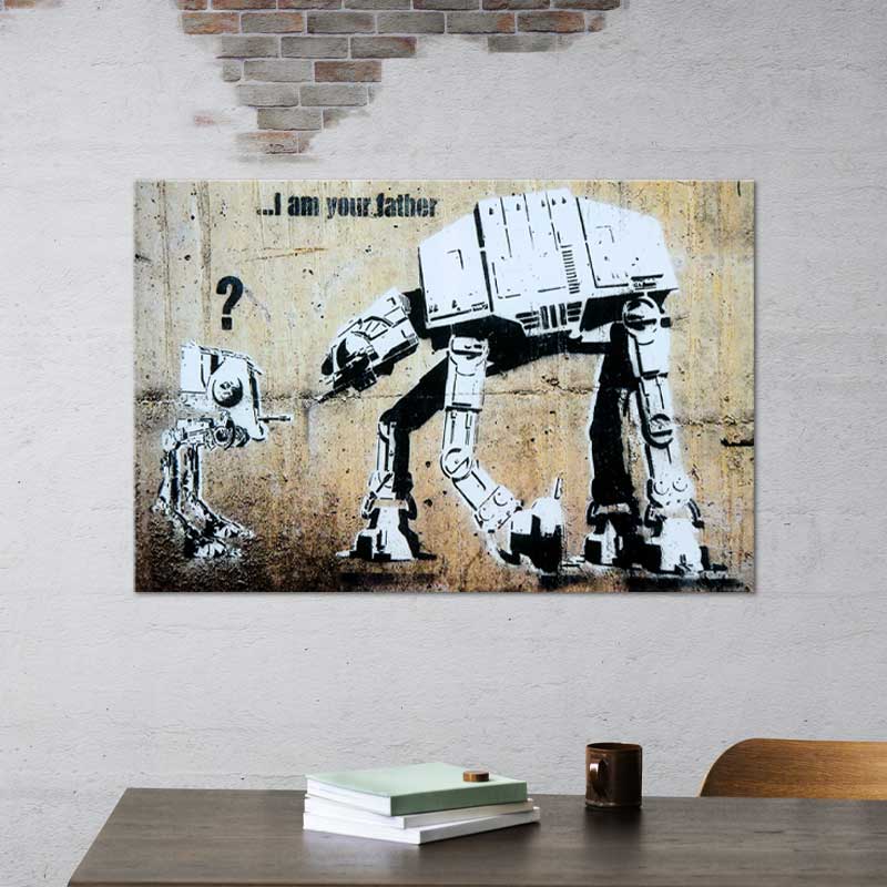 Tableau Banksy I Am Your Father - TabloDéco.fr