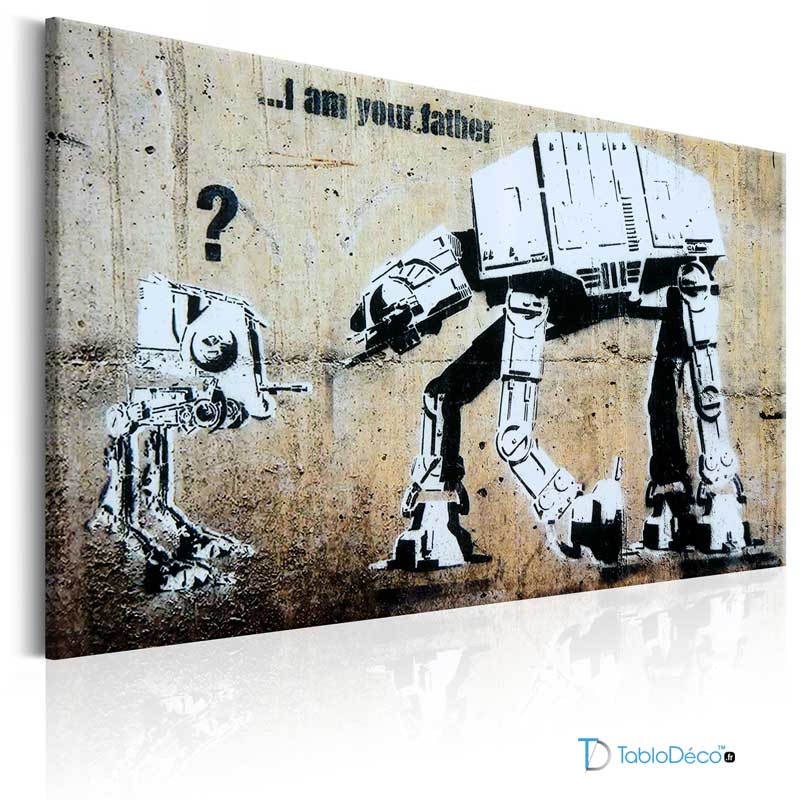 Acheter le Tableau Banksy "I Am Your Father" - TabloDéco.fr