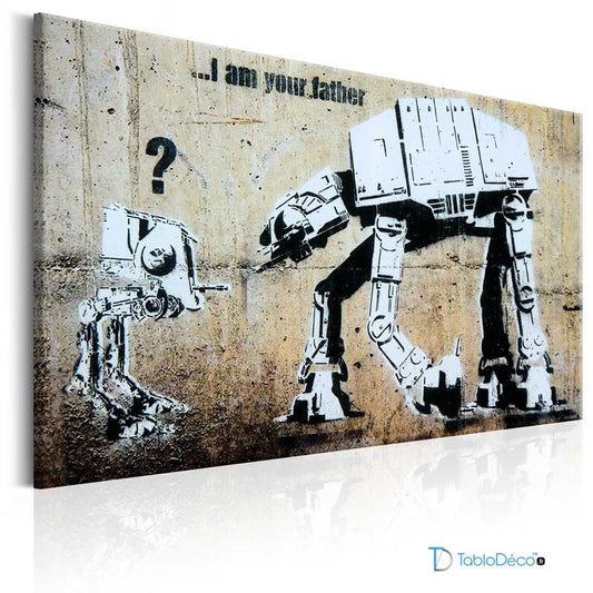Acheter le Tableau Banksy "I Am Your Father" - TabloDéco.fr