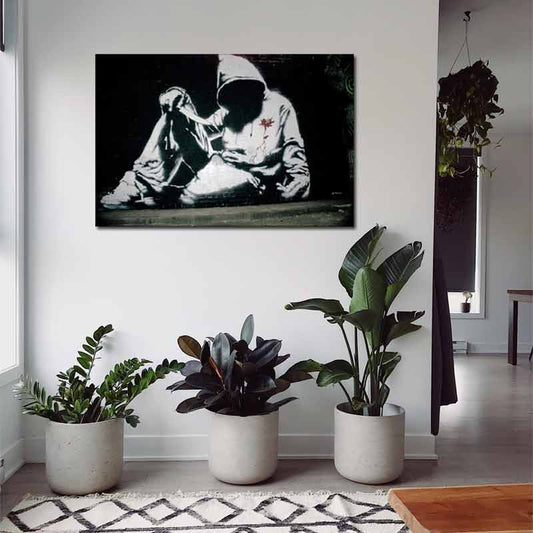 Tableau Banksy Inconnu - TabloDéco.fr