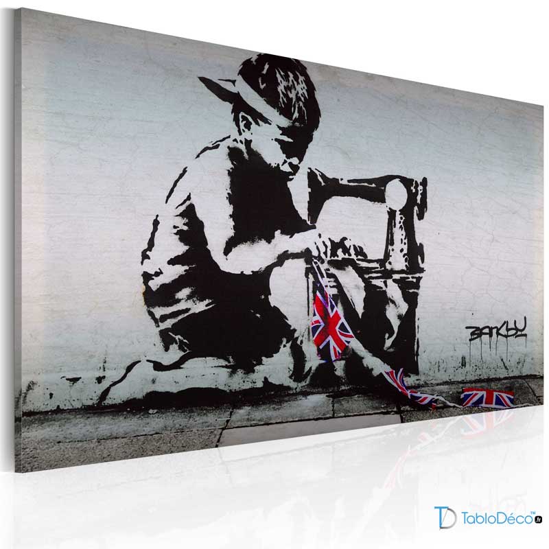 Tableau Banksy Slave Labour - TabloDéco.fr