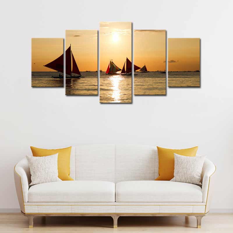 Tableau décoratif Bateaux à Voiles