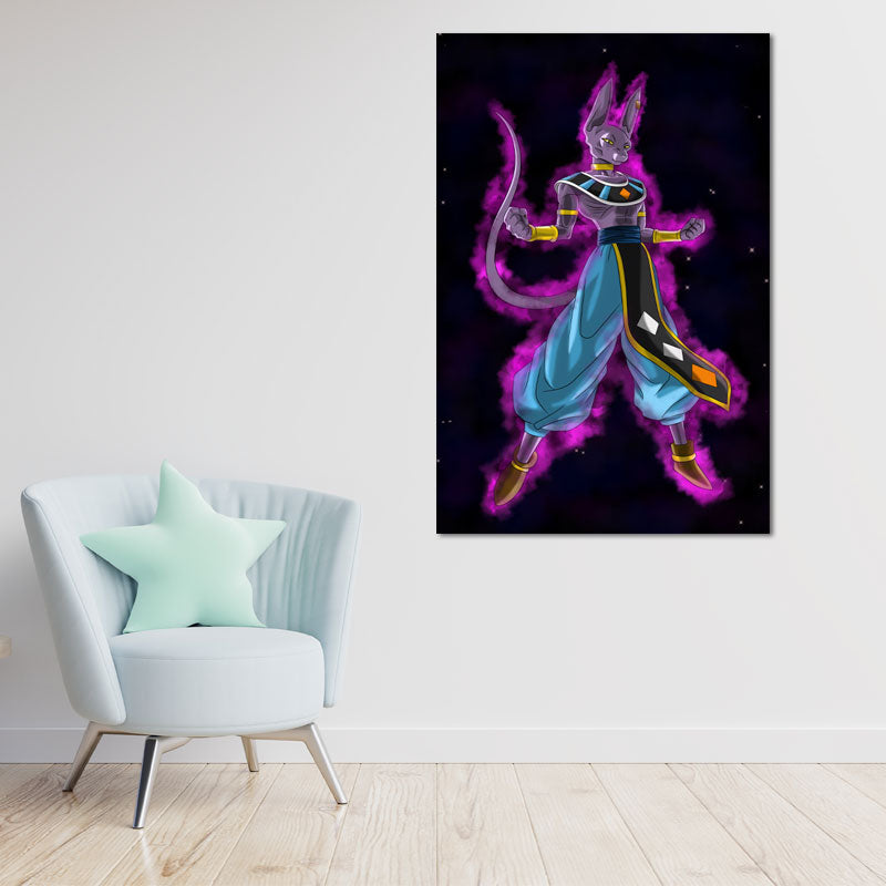 Beerus Dieu de la Destruction sur toile imprimée - TabloDéco.fr