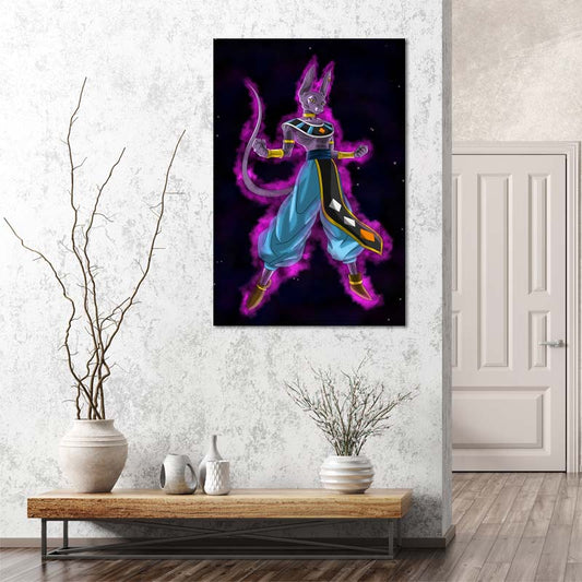 Tableau de décoration de Beerus le Dieu de la Destruction - TabloDéco.fr