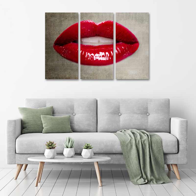  Tableau décoratif de la Bouche d'une Femme
