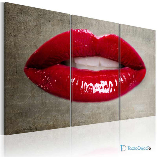 Tableau Bouche d'une Femme