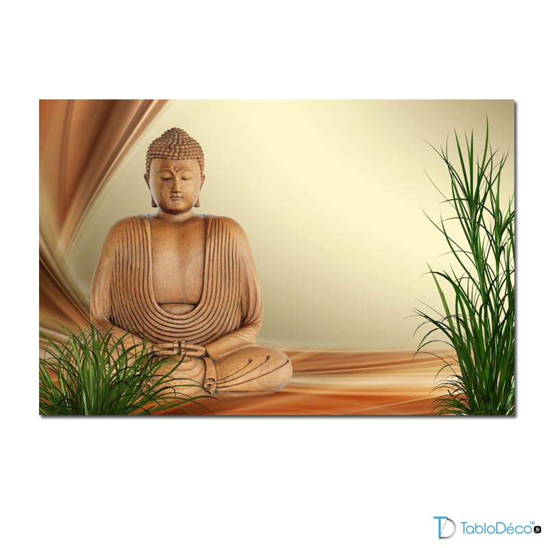 Acheter un Tableau de Bouddha en Bois - TabloDéco.fr