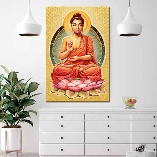 Tableau Déco Bouddha Couleur - TabloDéco.fr